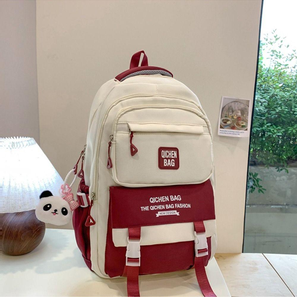 Multi Pocket College Student Backpack Waterproof Outdoor Storage Bag  Mountaineering