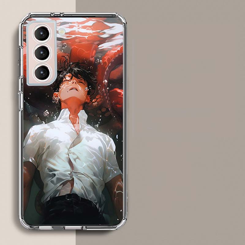 Chainsaw Man Yoshida Phone Case For Samsung Galaxy S25 Edge S24 S23 FE S21 S20 S10 Plus S22 S26 Ultra Cover Clear Cases TPU Capa