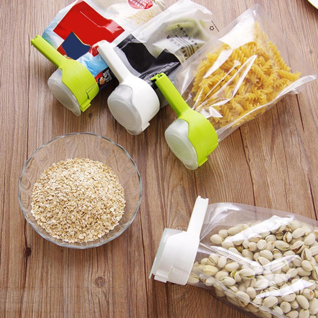 Bag Sealing Clips Food Storage Bag Clips Food Storage Bag Sealing Clips 2in1 Bag Clips For Food Packages Kitchen Gadgets