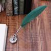 Metal Round Insertion Pen Holder for Feather Quill Dip Pens School Office Stationery Student Gift