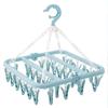 Folding Clothes Drying Rack Underwear Socks Clip Multifunctional Best Clothespin Rack Plastic Cloth Drying hanger Towel Laundry Pegs for Home