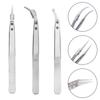 Ceramic Tweezers High Temperature Straight Tip Tweezers Wear Resistant
