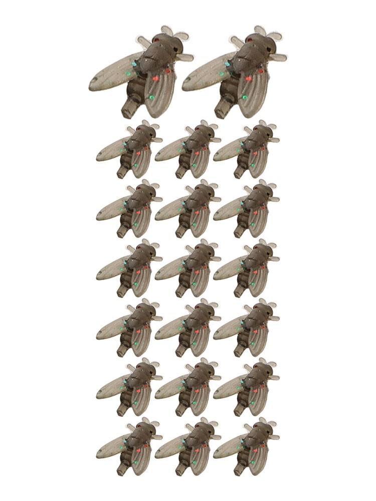 Reicher Garnelengeschmack Angelausrüstung Fliegenfischen Köder Weichköder