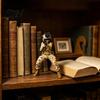 Realistic Soldier Statues 3D Printed Tactical Beauty Desktop Ornament, Mini Figurine, Office Desk Decorations Female Figurine with Military