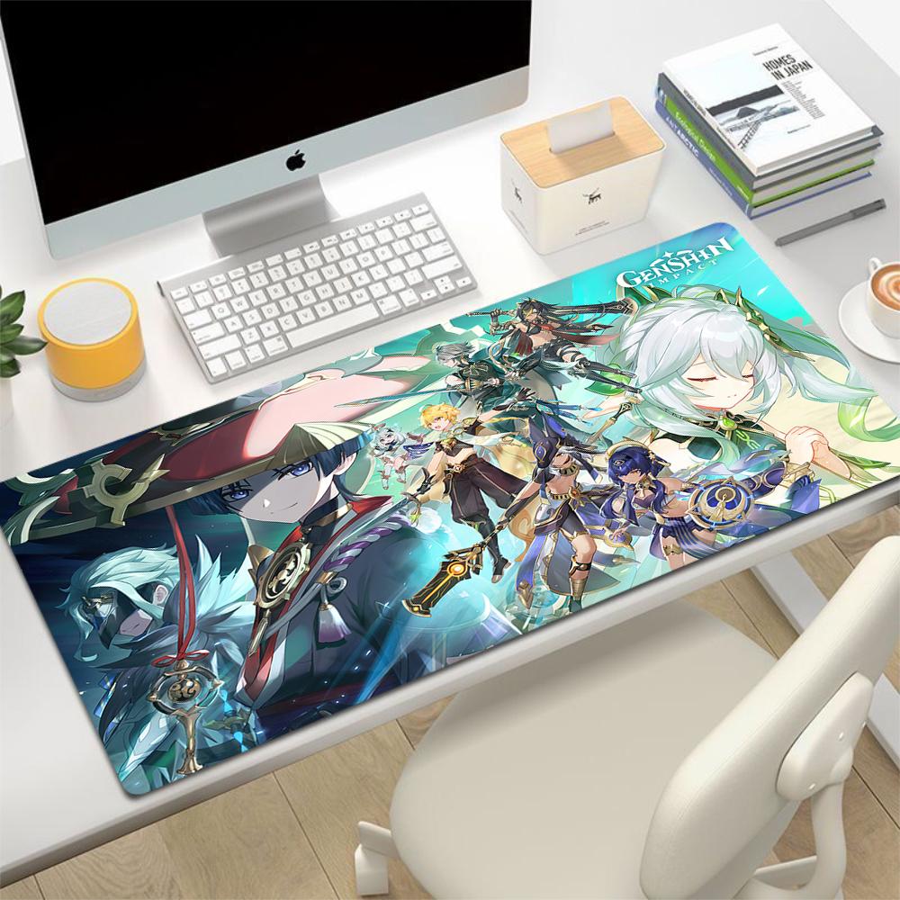Genshin Impact Mouse Pad Furina Gamer Mousepads Gaming Mousepad Keyboard Mat Large Mouse Pads Big Computer Anime XXL Desk Mats