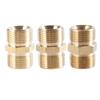 Brass Pressure Washer Hose Extender, M22 15mm To M22 14mm Male, Easy Installation,High Pressure Hose Extension Connector