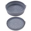 Round/Square Foldable Fryer Baking Tray Flexible Air Fryer Silicone Mat  Baking