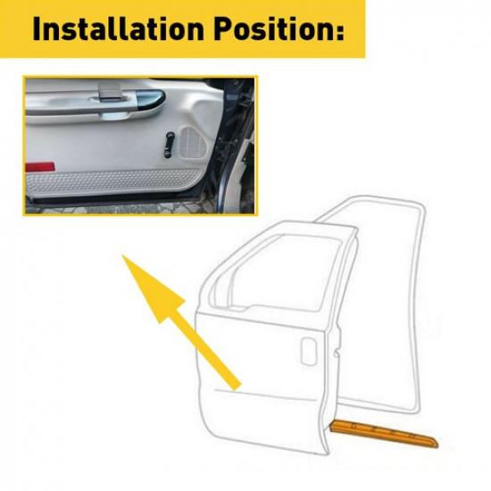 Front Door Lower Weatherstrip Seal For Ford F250,F350,F450 Super-Duty 1999-2017