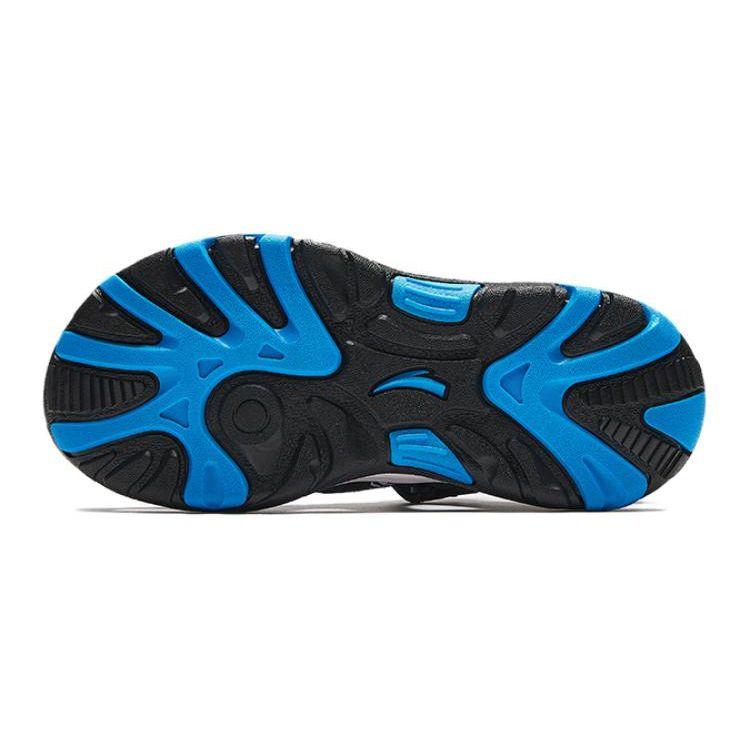 Anta Kids Velcro Casual Breathable Lightweight Sandals Kids Sandals Black A312426952-2