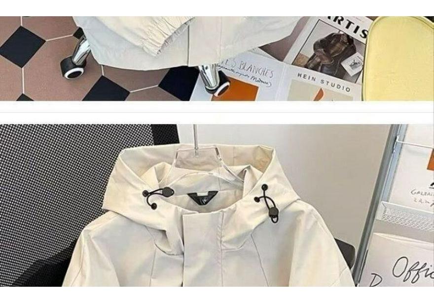 Men's Spring/Autumn Outdoor Casual Windbreaker - Loose Fit Mountaineering Jacket