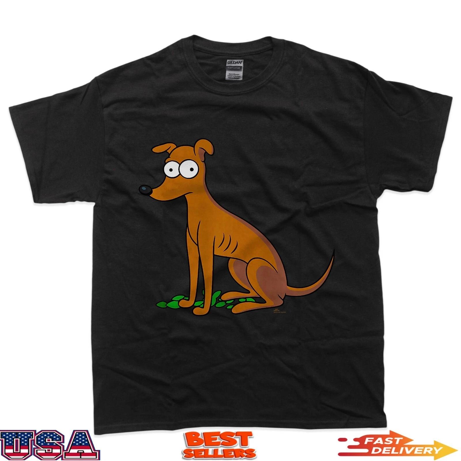 The Simpsons Santa s Little Helper Pet Dog Parent T-Shirt 4XL