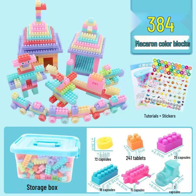 

Крупные строительные блоки для детей - Развивающий набор-пазл Multiple Sizes