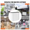 SucceBuy Portable Tradeshow Podium Table Exhibition Counter Stand Booth Fair W/ Wall Foldable Promotion Retail Table for Party