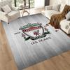 Liverpool Football Club Teppich Geeignet für Dekoration Zimmer Küche Spielzimmer Wohnzimmer Rutschfester Teppich Büro Heimdekoration