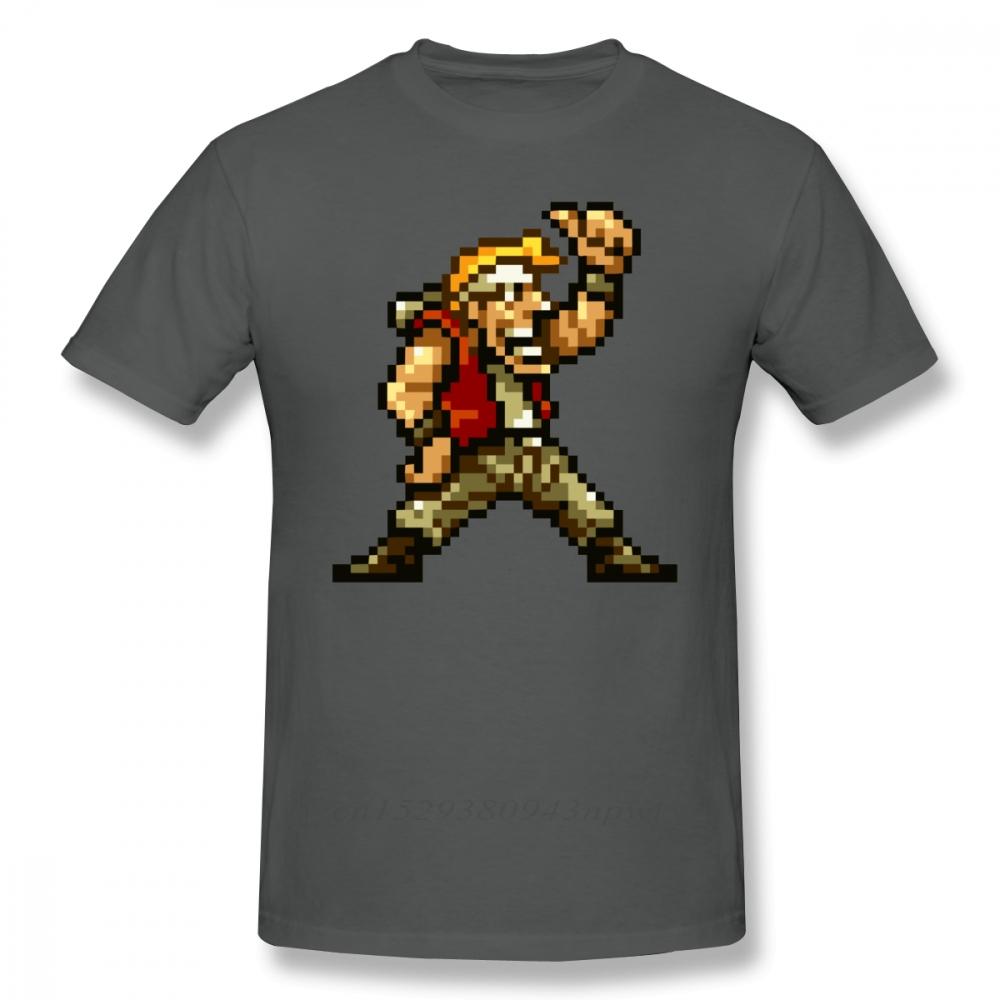 Metal Slug T Shirt Marco Rosi TShirt Graphic Tee Shirt Beach Cute 100 Cotton ShortSleeve Unisex Tshirt