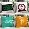 Rock Marilyn Manson Kissenbezug Kissenbezug Set Stk x x x Kissenhülle Dekorative Sofa Heimdekoration