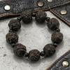 Noter Handmade Wenge Peach Wood Tibetan Bracelet For Men Positive Energy Meditation Healing Strand Braslet Anti Evil Accessories