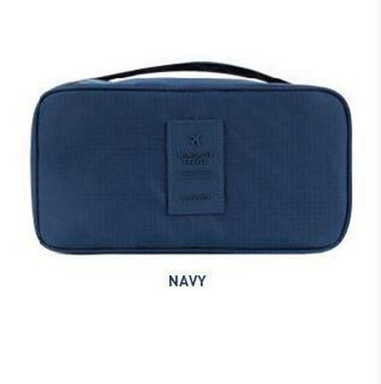 Multifunkční cestovní organizér v korejském stylu druhé generace: Taška na spodní prádlo, podprsenku, kosmetiku a toaletní potřeby