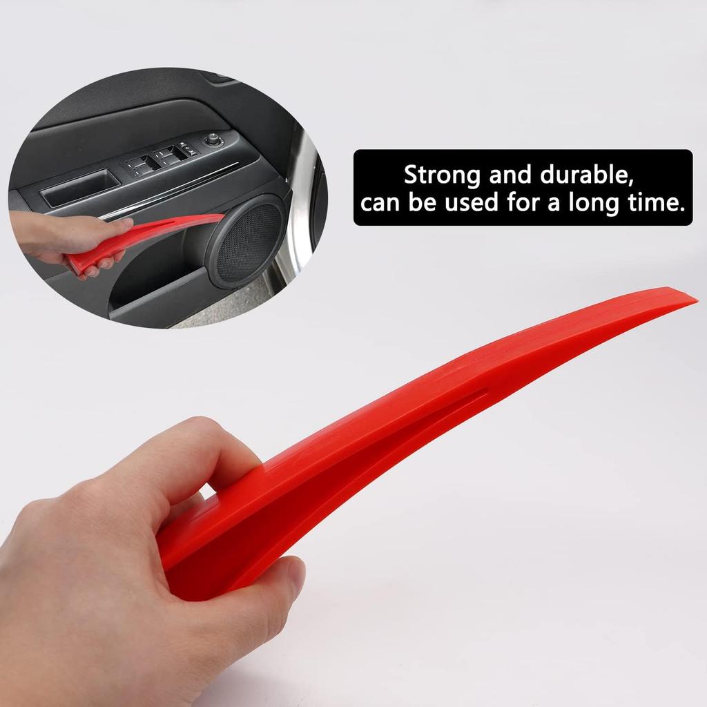 Red Car Door Wedge Panel Paintless Dent Removal Repair Hand Tool for Window Auto Wedge Pump Locksmith Thickened Door Repair