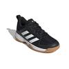 New Adidas Ligra 7 Indoor J Breathable Lightweight And Wear Resistant Badminton Shoes Black Back Teenagers FZ4681