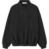 Essentials Embroidered Classic Polo Sweatshirt Vintage Black Men Tops 192HO252042F