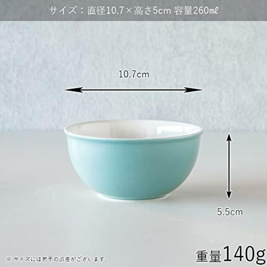 [Med lock] Tonsui Ultralätt Skål S Storlek 260ml Turkosblå Diameter 10,7x Höjd 5,5cm T-942451