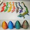 Dragon Egg 3D Articulated Dragon Toys Creative Animal Simulation Model  Kid Gift