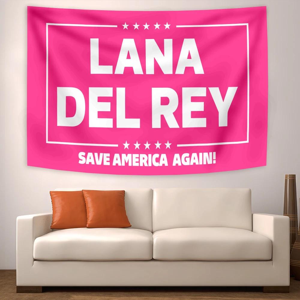 Lana Del Rey Spice Nikki Mina Wandbehang Musik Sänger Wandteppich Universitätszimmer Wohnheim Dekorative Sofadecke