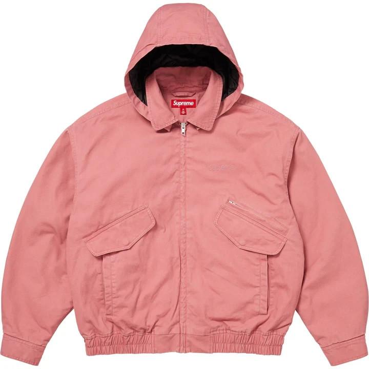Supreme Hooded Utility Jacket Pink