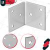 KOTARBAU® Carpenter's Angle Construction Connector Stainless Steel Galvanized 40 X 40 X 40 MM Set of 100 PCS