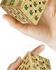 Dunhuang Golden Mahjong Magic Cube - Creative & Educational Three-Layer Electroplated Toy