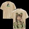 Anime My Hero Academia Asui Tsuyu Graphic T Shirt Men Women Clothing Casual Oversized Tshirt Washed Cotton Tee Harajuku T-shirt