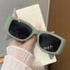 Fashion Retro Punk Rectangle Sunglasses UV400 Sun Shades Men Women Trendy Vintage Square SunGlasses Female Eyewear Oculos De Sol
