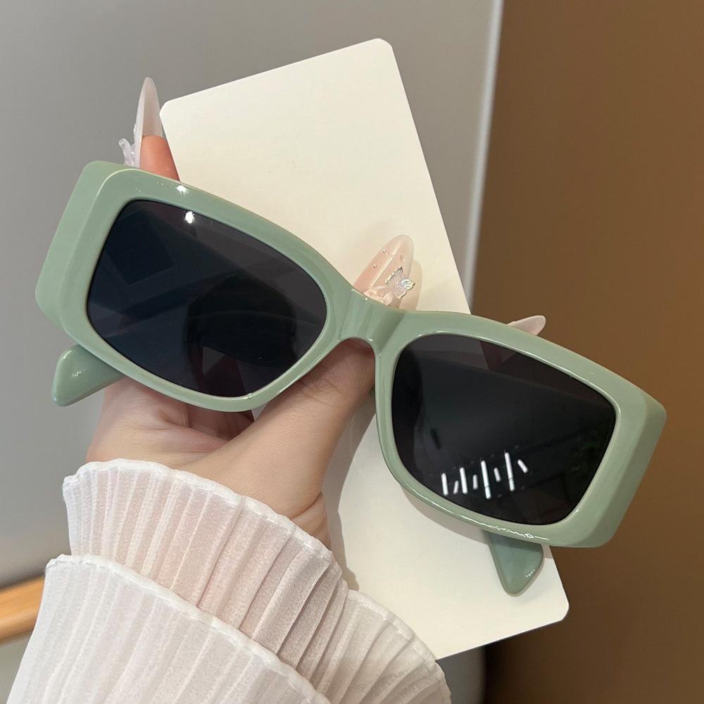 Fashion Retro Punk Rectangle Sunglasses UV400 Sun Shades Men Women Trendy Vintage Square SunGlasses Female Eyewear Oculos De Sol