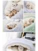 All-Season Enclosed Cat House: Cozy Bed for Cats and Dogs