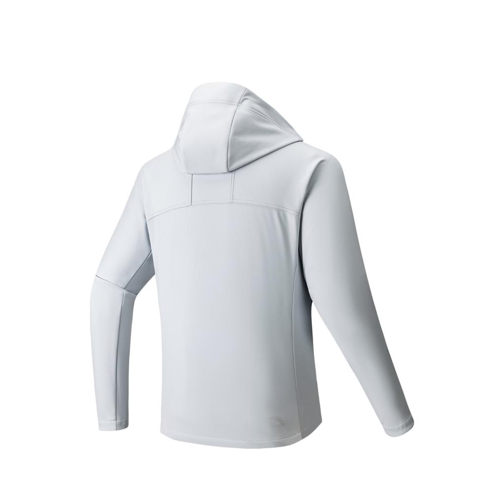 Anta Outdoors Woven Sports Jacket Loose Fit Thick Coat Men Jacket Maqiao-Gray 952536610-3