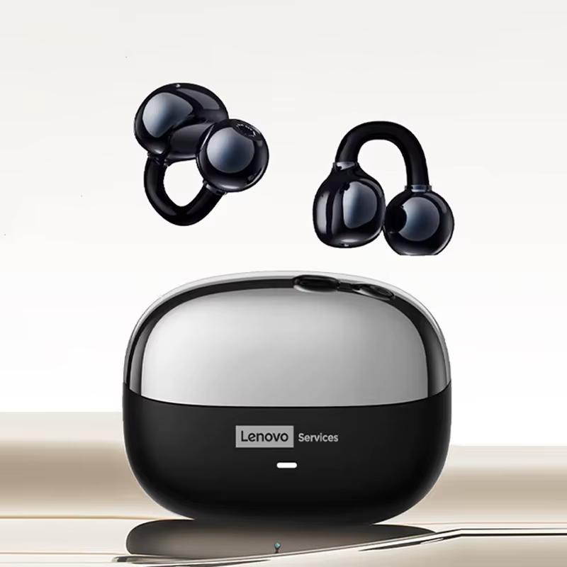 Choice Lenovo LE302 OWS Ear Clip Wireless Earphones Low Latency HD Call Bluetooth Headphones HiFi Music Sport Fashion Earbuds
