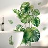 Green Plant Wall Stickers Self Adhesive Home Background Decor Mural for Living Room Bedroom