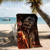 Beach Towel with The Revenge of Michael Myers Pattern - Soft,absorbent,machine Washable Lightweight&Modern,swimming,Travel Essentials