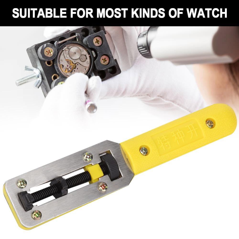 Length 14.5cm Watch Back Opener Yellow Watch Repair Tool Watch Back Cover Opener For Most Watches