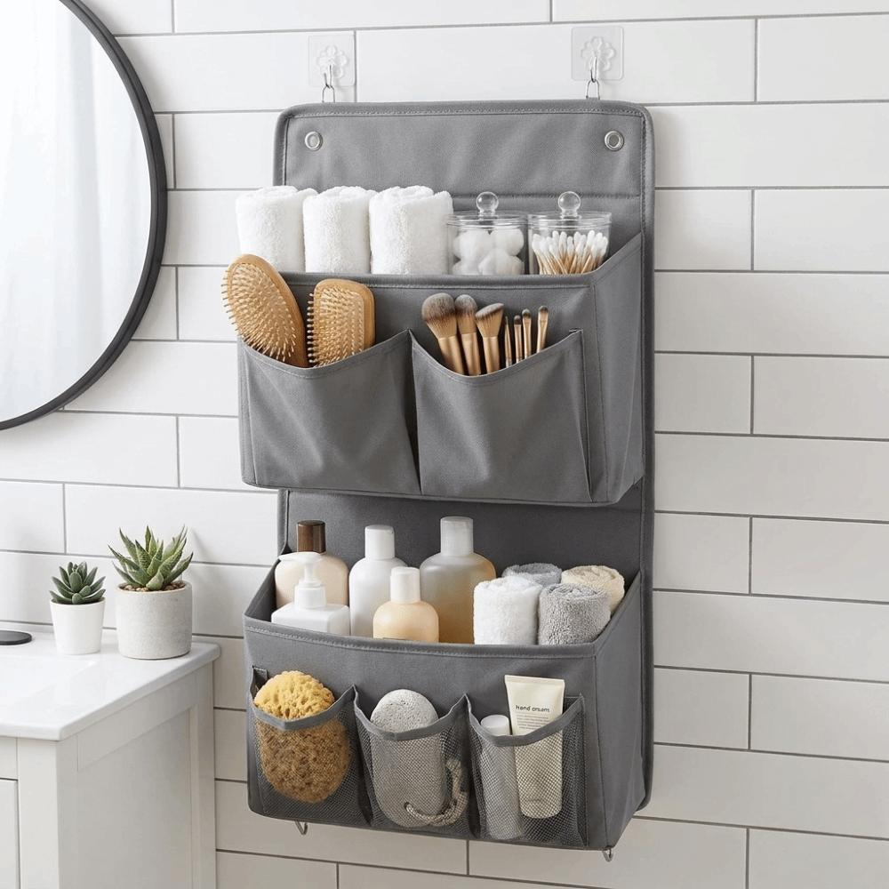 Organizzatore da parete multi-scomparto Organizzatore portaoggetti multi-tasche Borsa da appendere Armadio