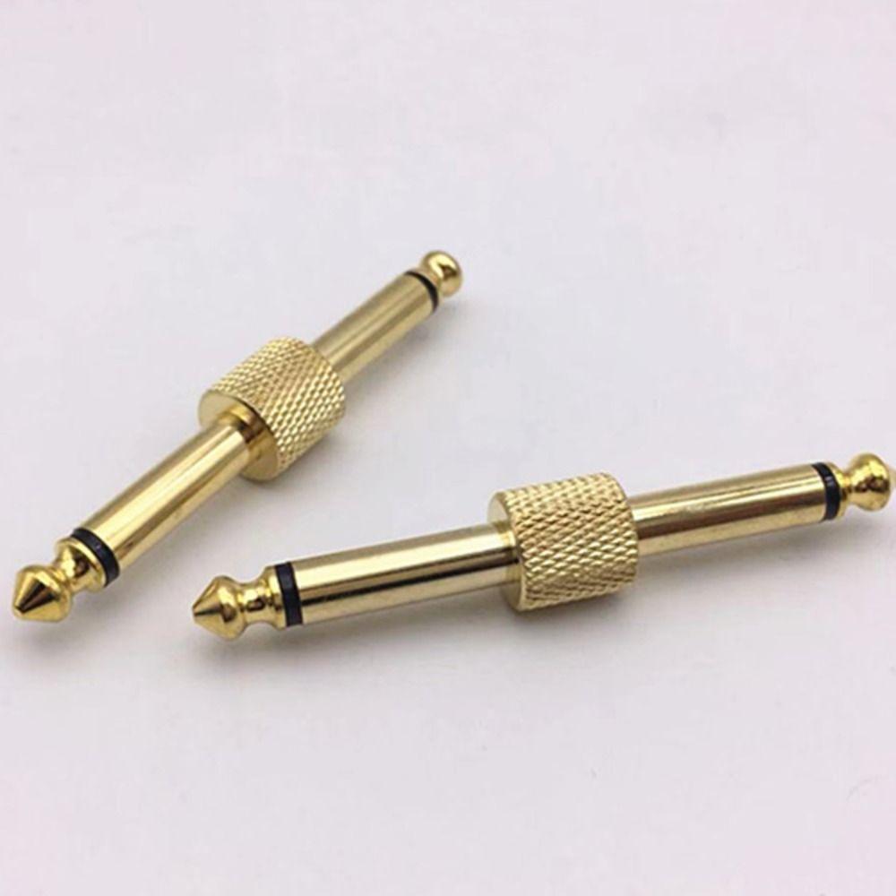 Metal Plug Adaptor for Guitar 6.35mm (1/4") Pedal Coupler Guitar Effect Pedal Couplers Instrument