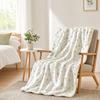 Four Leaf Clover Blanket, Multi-Purpose Air Conditioner Blanket, Soft Double-Sided Flannel Throw Blanket for Sofa Bed Dorm Office