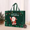Handheld Gift Bag Christmas Non-woven Bag Portable Reusable Christmas Shopping Bag Eco-friendly Packaging Bag