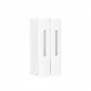Aesthetic Touch Elegant White Black Wall Mount Soap Dispensing Solution
