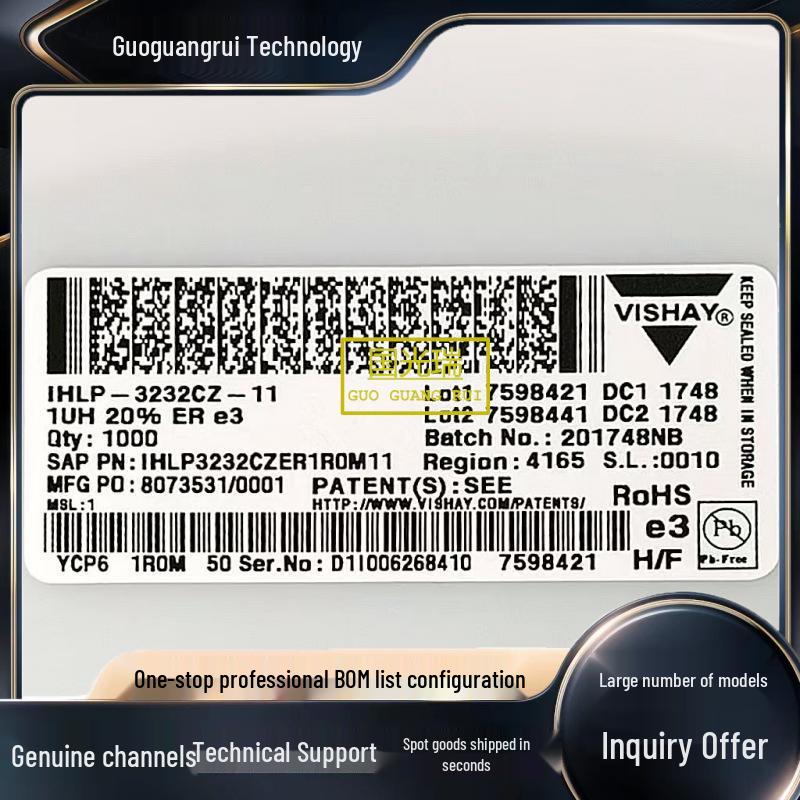 Product Name:  ILSB0805ERR39K ISC1812ERR27K ISC1210SY82NM ISC1210ER1R5J Contact Customer Service