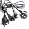 CE European Standard 3-Core L-Shaped VDE 90-Degree Clover Tail Power Cord