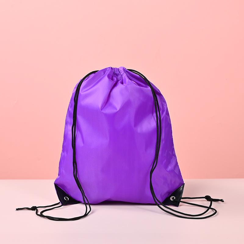 Waterproof Polyester Drawstring Sports Backpack for Outdoor Use
