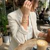 Boho Gold Color Flower Cuff Bangle for Women Vintage Aesthetic Big Floral Open Wide Wristband 2026 Summer Beach Vacation Jewelry