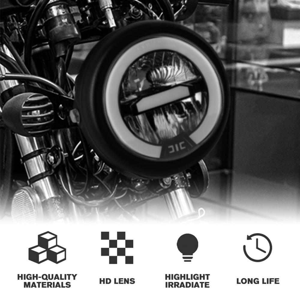Universal 6.5 Inch Motorcycle Led Headlight for Harley Sportster Cafe Racer 6.5" Round Head Lamp For Honda Yamaha Suzuki Custom